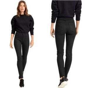 EVERLANE The High-Rise Skinny Jean Black Women’s Size 27